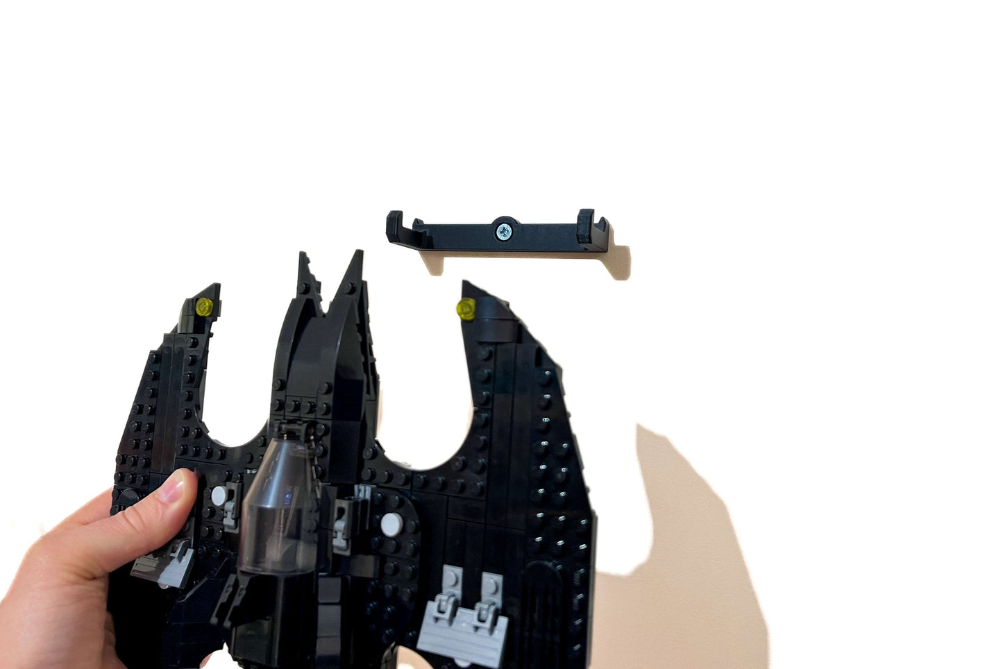 3Dudes & Dad Wall Mount Bracket for LEGO Batwing: Batman vs The Joker (set 76265)