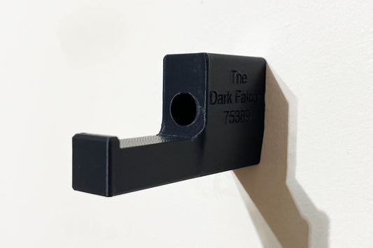 3Dudes & Dad Wall Mount Bracket for LEGO Star Wars The Dark Falcon (set 75389)