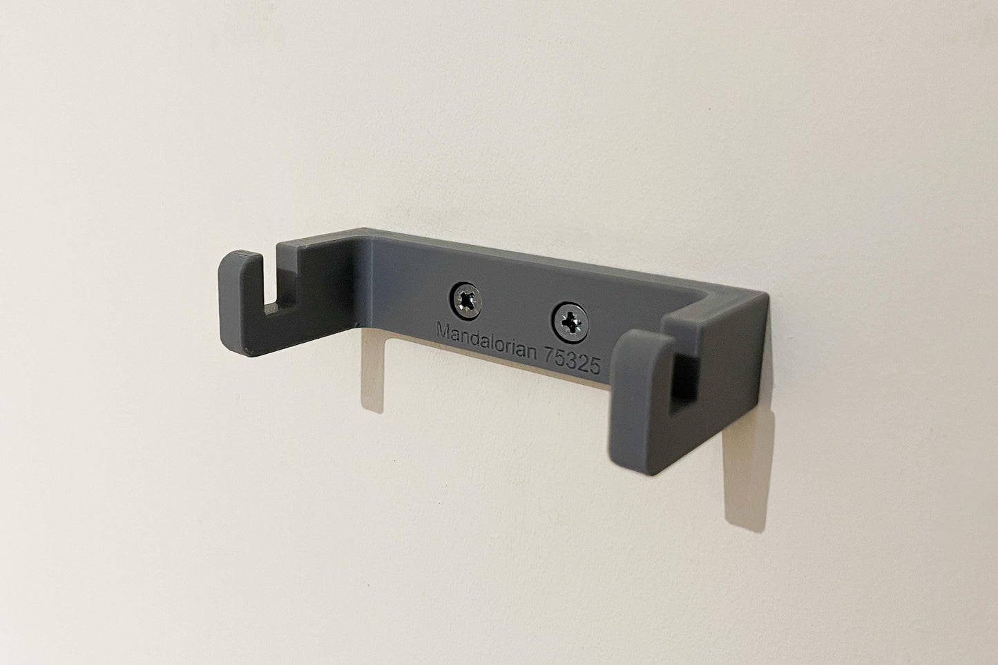 3Dudes & Dad Wall Mount Bracket for LEGO Star Wars The Mandalorian's N1 Starfighter (set 75325)