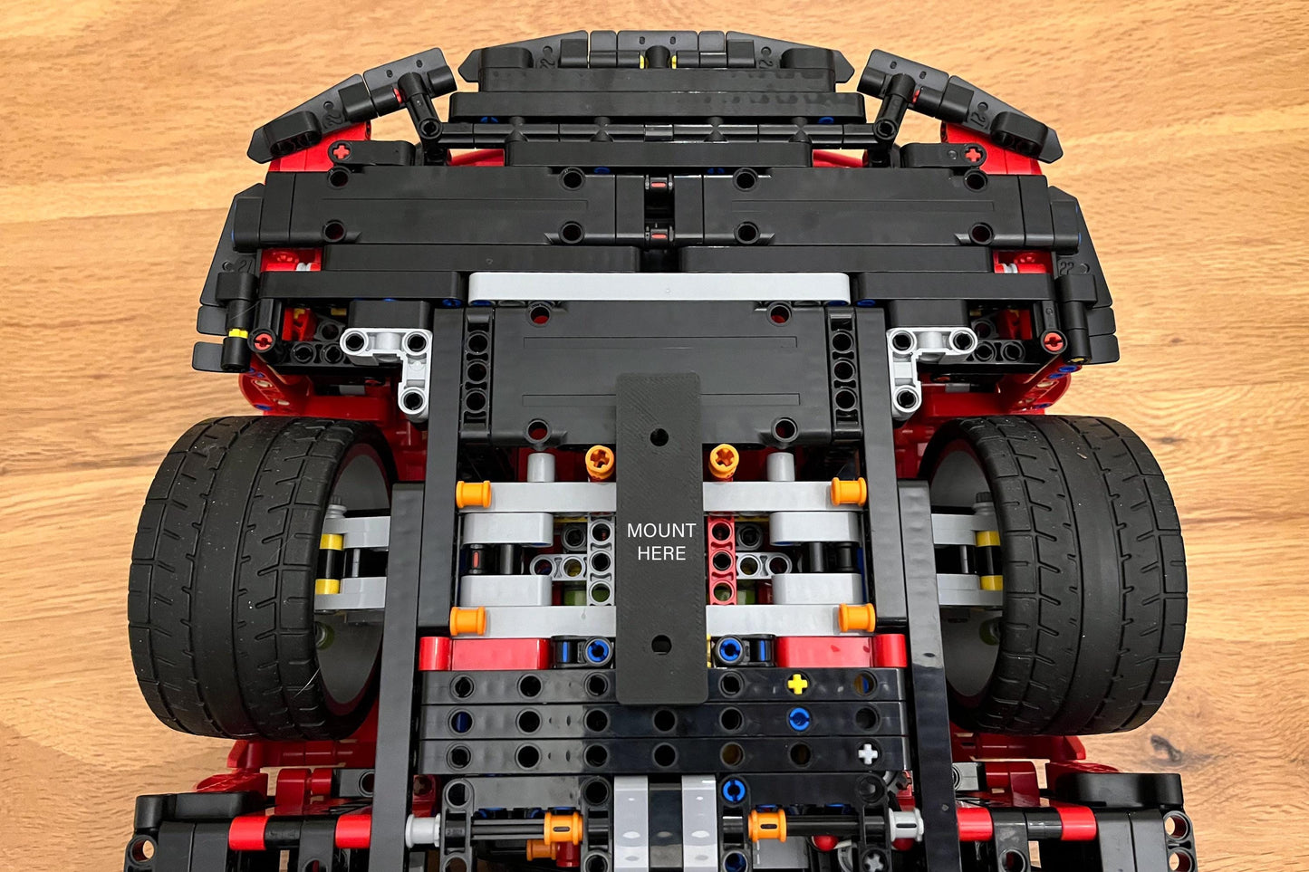 3Dudes & Dad Wall Mount Bracket for LEGO Technic Ferrari Daytona SP3 (set 42143)