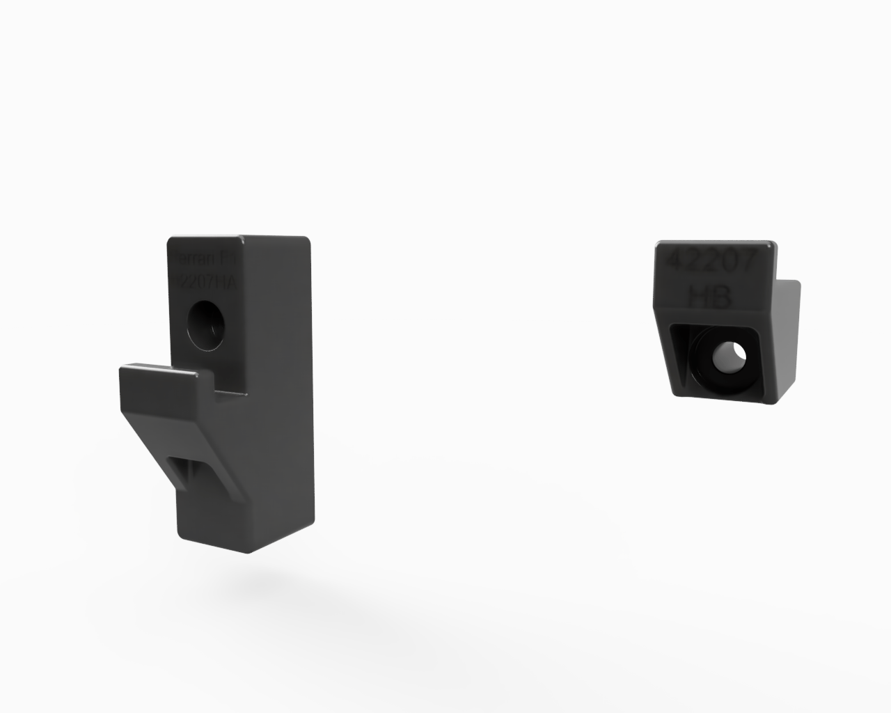 3Dudes & Dad Wall Mount Bracket (horizontal) for LEGO Technic Ferrari SF-24 F1 car (set 42207)