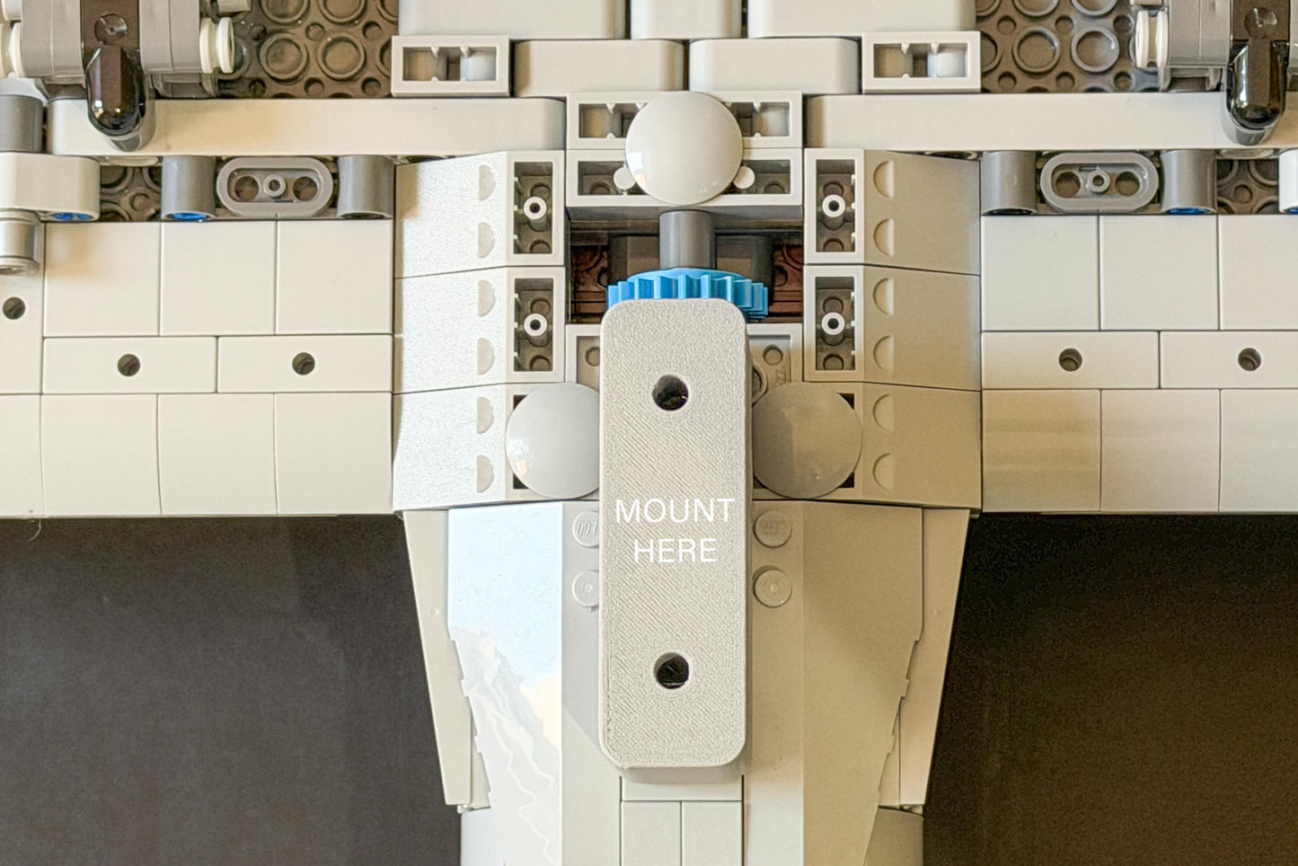 Wall Mount Bracket for LEGO Icons Douglas DC-3 PAN AM Airliner (set 11378)