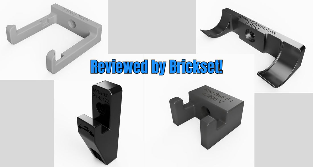 Brickset Reviews 3Dudes & Dad LEGO Wall Mounts