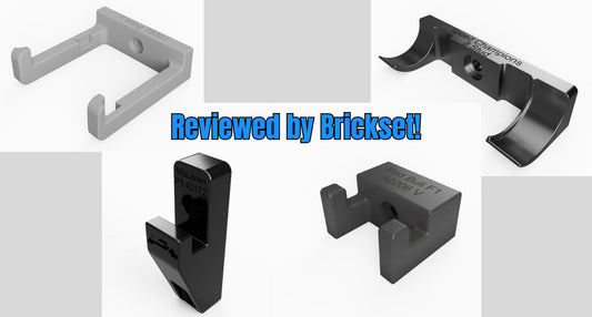 Brickset Reviews 3Dudes & Dad LEGO Wall Mounts
