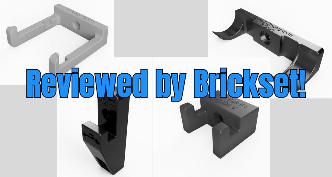 Brickset Reviews 3Dudes & Dad LEGO Wall Mounts