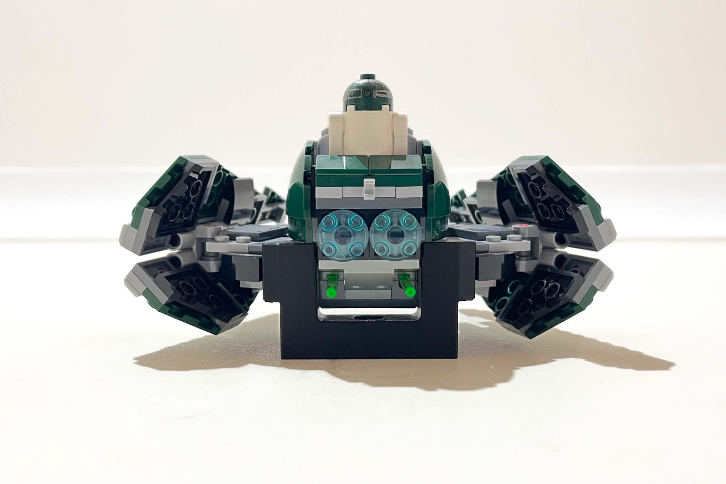 Wall mounted LEGO Star Wars Yoda's Jedi Starfighter