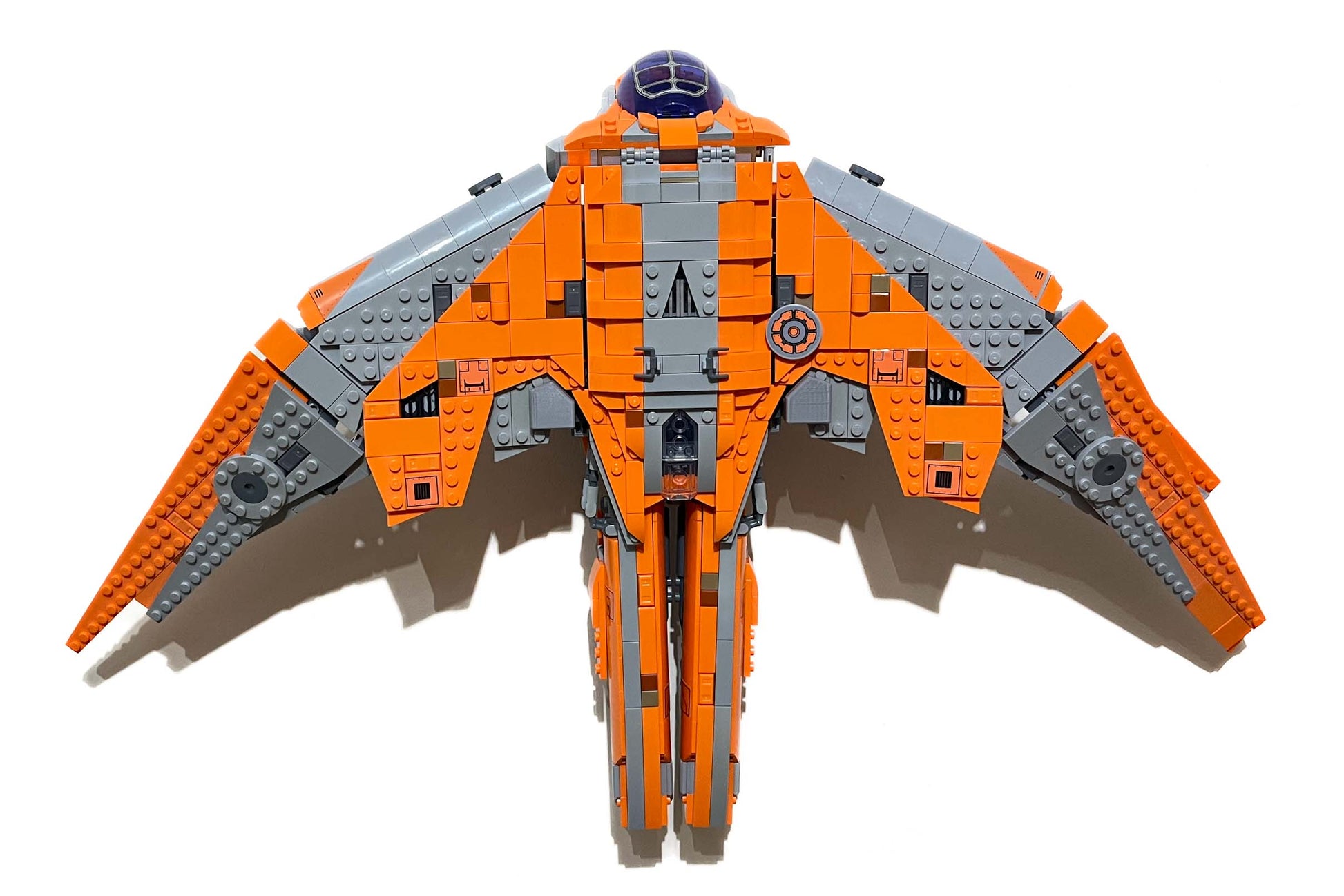 Wall mount for LEGO Marvel The Guardians Ship (set 76193)