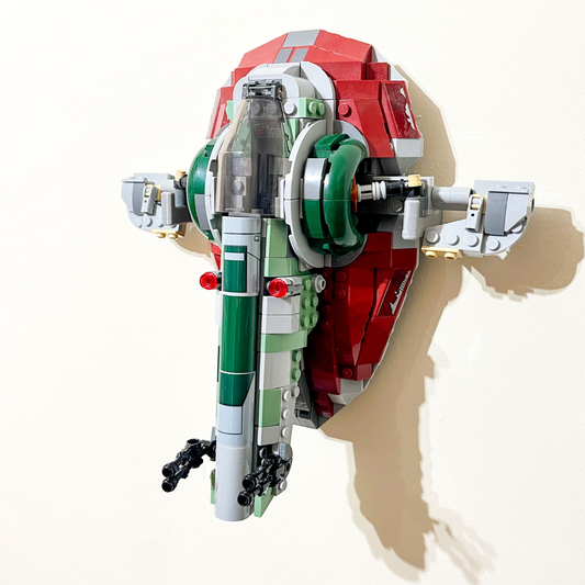 Wall Mount Bracket for LEGO Star Wars Boba Fett's Starship (set 75312)