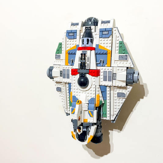 Wall Mount Bracket for LEGO Star Wars Ghost & Phantom II (set 75357)