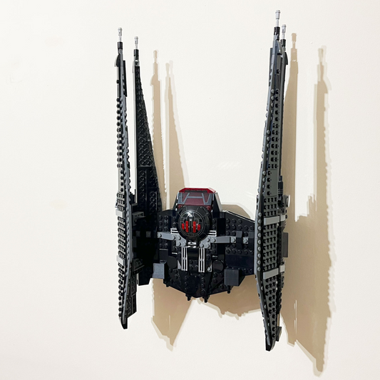 Wall Mount Bracket for LEGO  Star Wars Kylo Ren's TIE Fighter (set 75179)