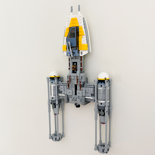 Wall Mount Bracket for LEGO Star Wars Y-Wing Starfighter (set 75172)
