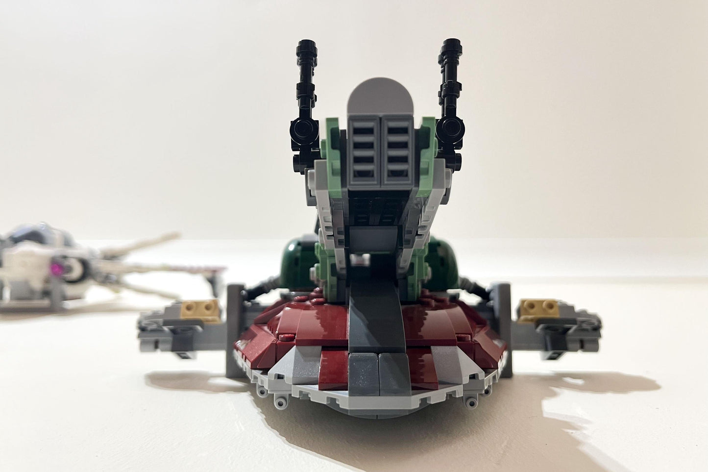 3Dudes & Dad Wall Mount Bracket for LEGO Star Wars Boba Fett's Starship (set 75312)