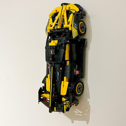 3Dudes & Dad Wall Mount Bracket for LEGO Technic Bugatti Bolide (set 42151)