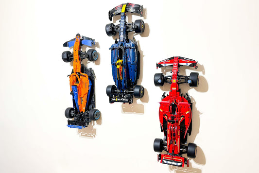 3Dudes & Dad Wall Mount Bracket for LEGO Technic Ferrari SF-24 F1 car (set 42207)