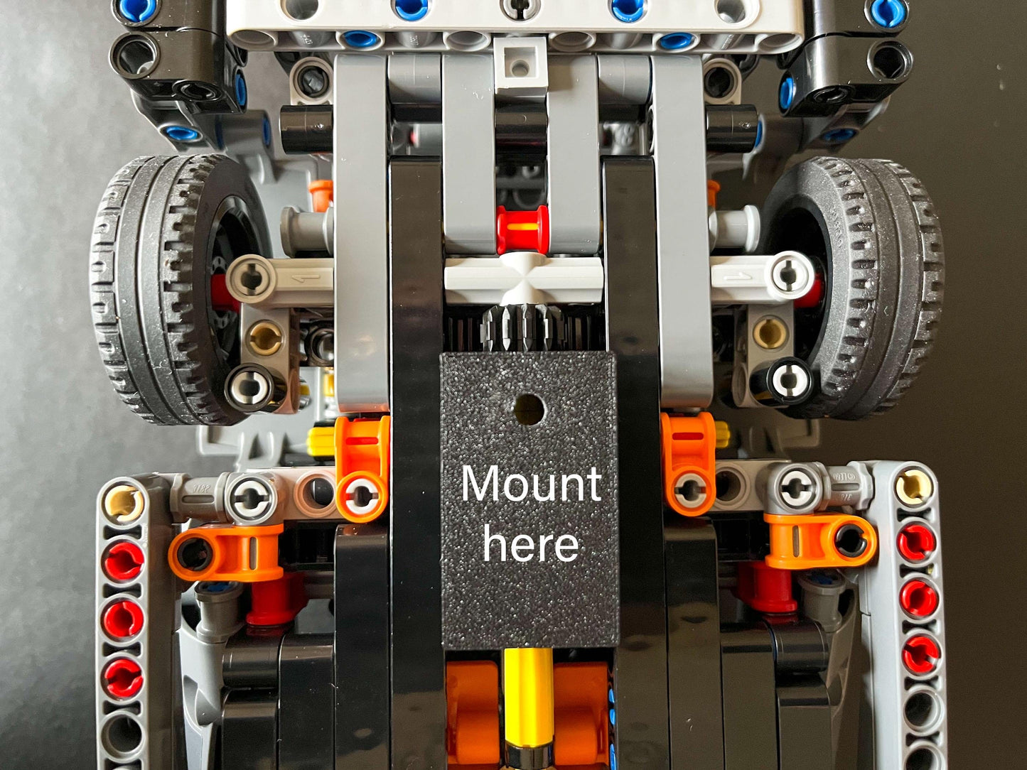 3Dudes & Dad Wall Mount Bracket for LEGO Technic Koenigsegg Jesko Absolut Grey Hypercar (set 42173)