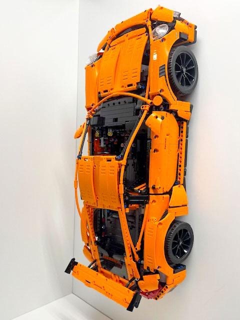 3Dudes & Dad Wall Mount Bracket for LEGO  Technic Porsche 911 GT3 RS (set 42056)