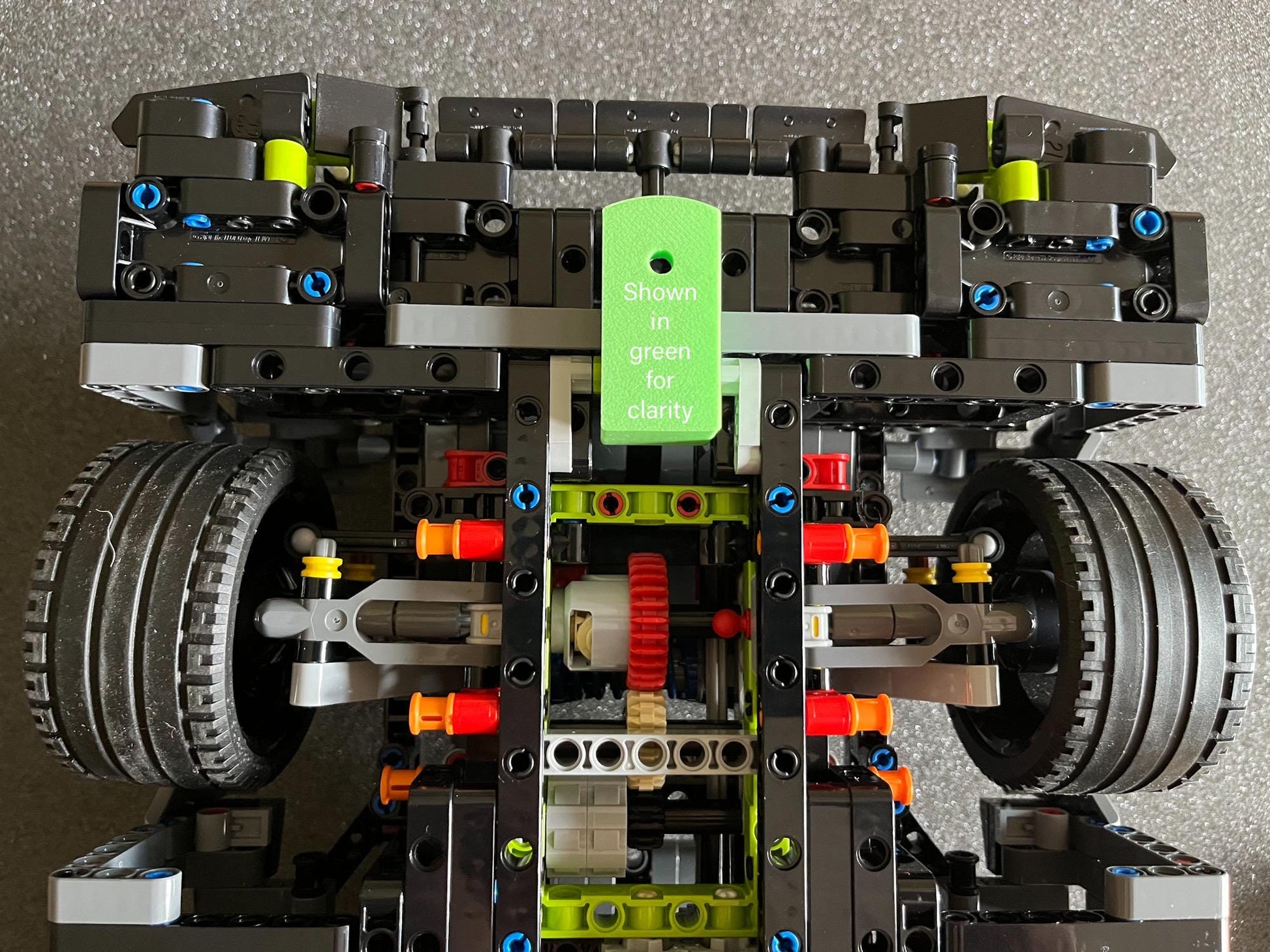 Wall Mount Bracket compatible with LEGO?½ Technic Peugeot 9X8 24H Le Mans Hybrid Hypercar (set 42156) - 3Dudes & Dad