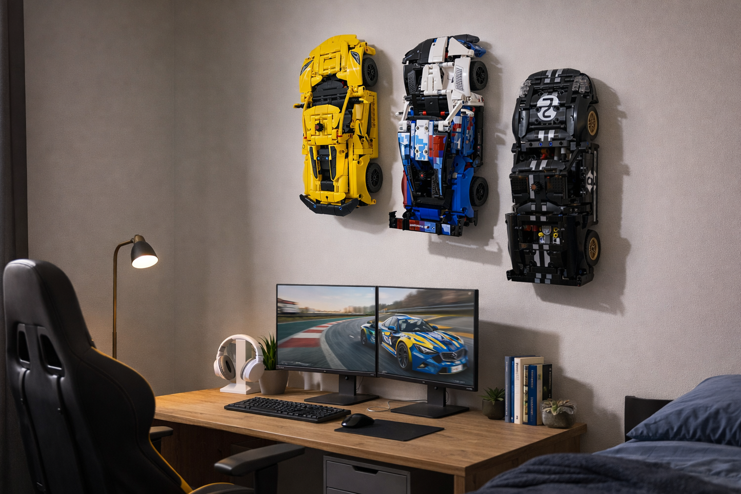 Wall Mount Bracket for LEGO Technic BMW M4 GT3 EVO Race Car (set 42226)