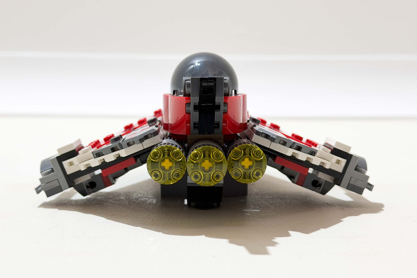 Wall mount for Lego Jedi Bob's Starfighter