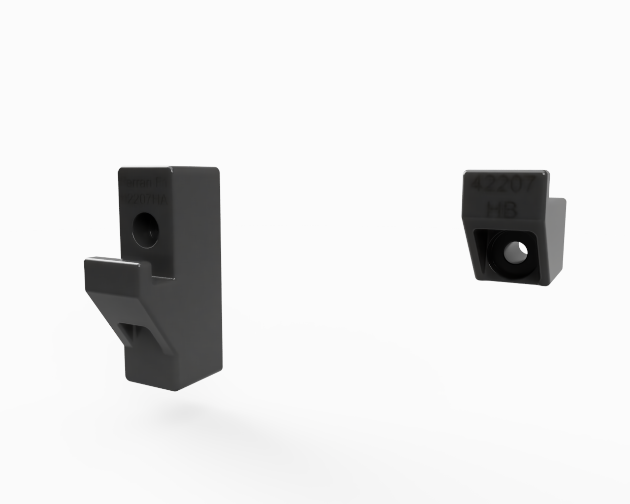 Wall Mount Bracket (horizontal) for LEGO Technic Ferrari SF-24 F1 car (set 42207)