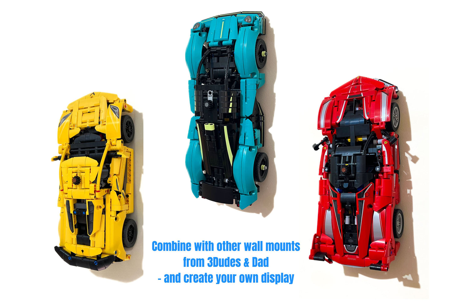 Wall Mount Bracket for LEGO Technic Aston Martin Valkyrie (set 42208)