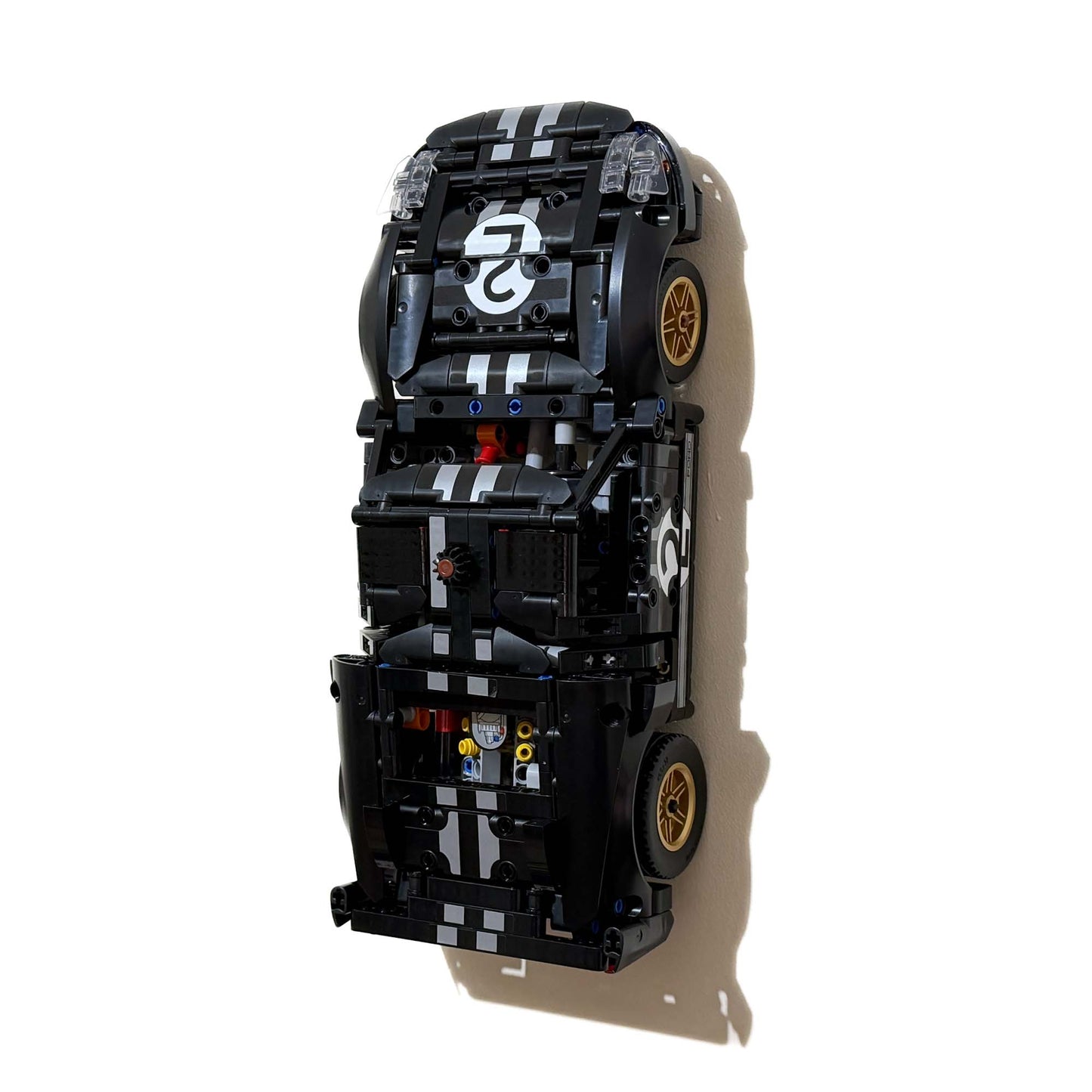 Wall Mount Bracket for LEGO Technic 1966 Ford GT40 MKII Race Car (set 42223)