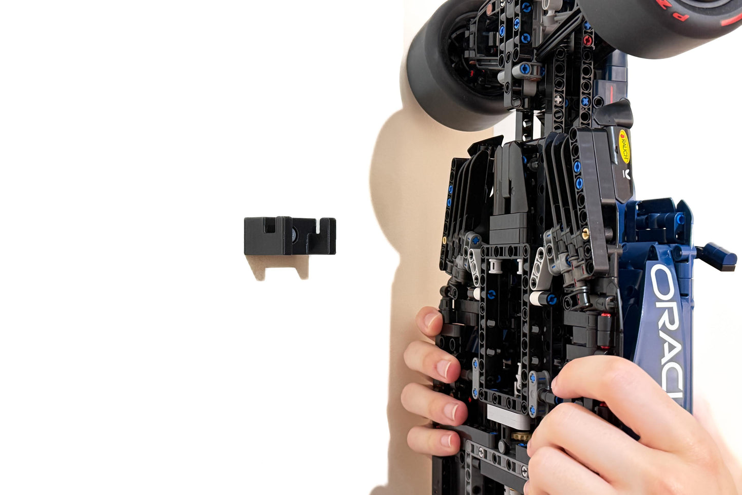 Wall mounting the Lego Red Bull F1 car