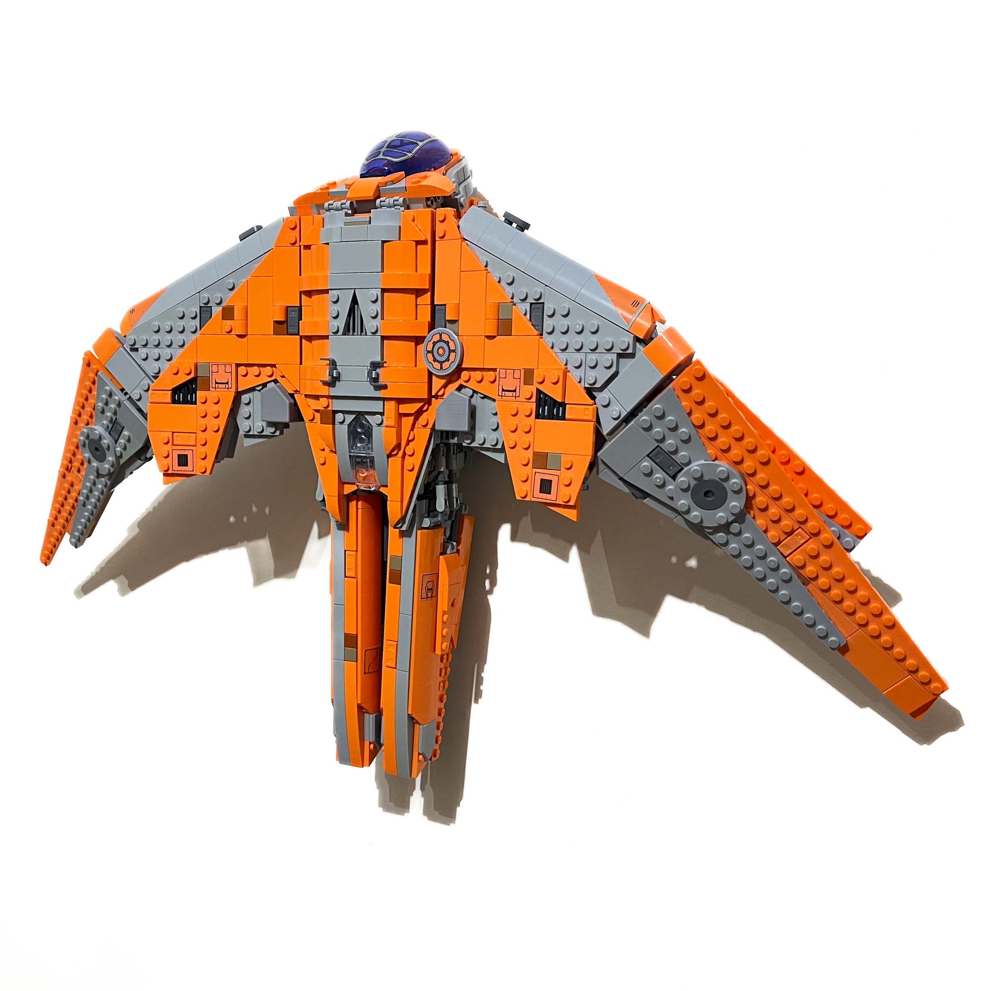 Wall mount for LEGO Marvel The Guardians Ship (set 76193)